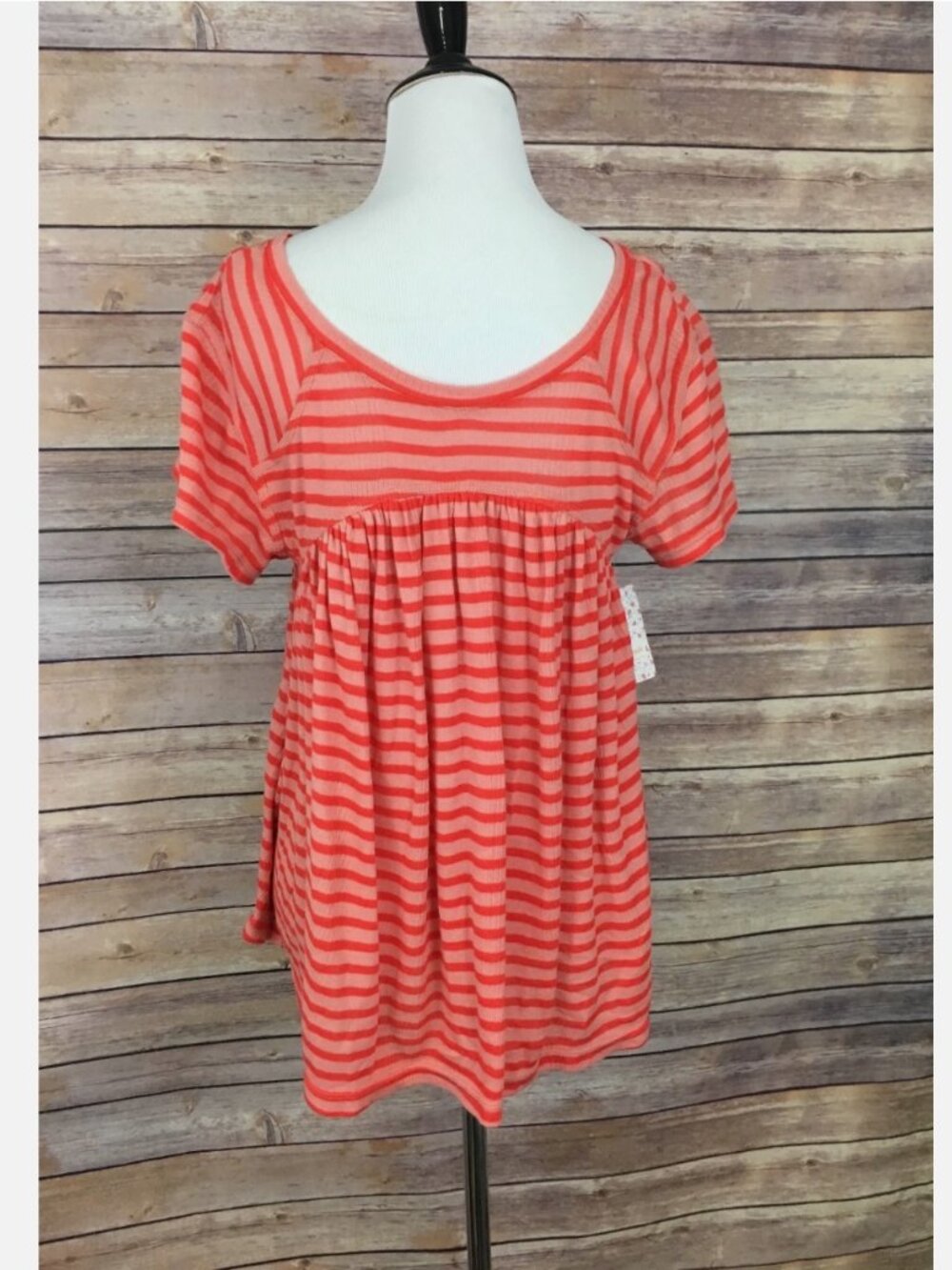 NWT Free People JoJo Striped Top SMALL - Picture 3 of 3